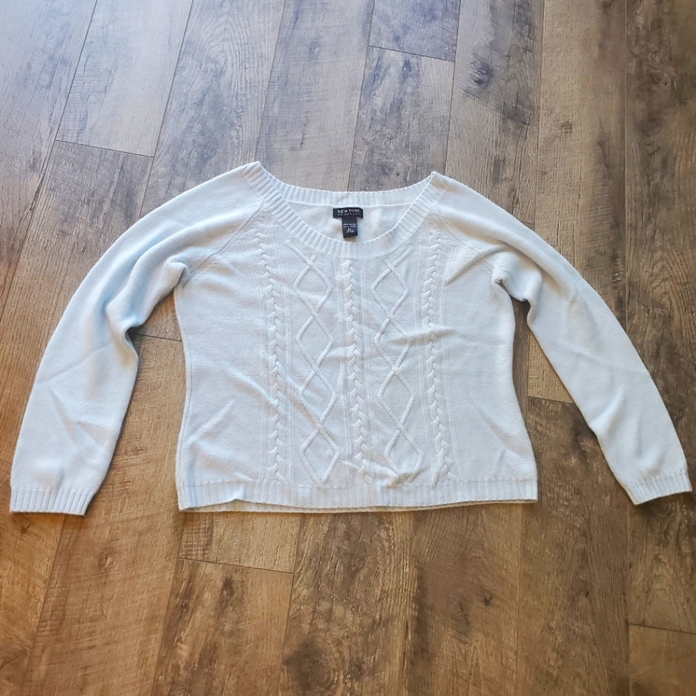 New York And Company Blue Sweater